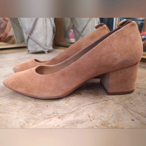 H&M Suede Block Heels - Picture 2 of 3